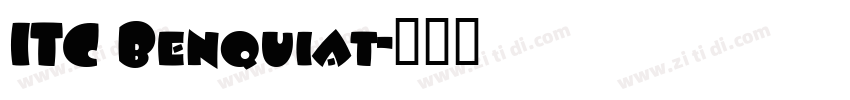 ITC Benquiat字体转换